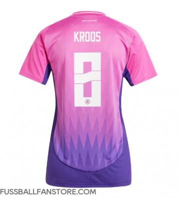 Deutschland Toni Kroos #8 Replik Auswärtstrikot Damen EM 2024 Kurzarm